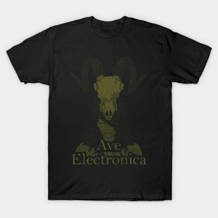 ASCii Savage Girl - Ave Electronica (Yellow) T-Shirt